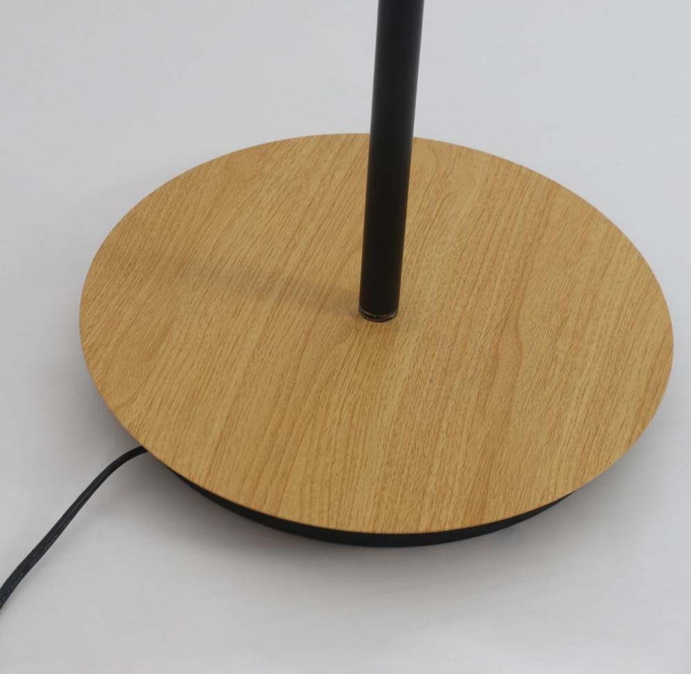 Wood Mushroom Floor Lamp