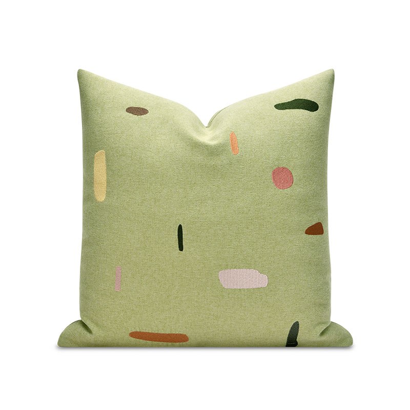 Sage Confetti Cushion
