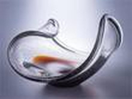 Clear & Brown Bowl