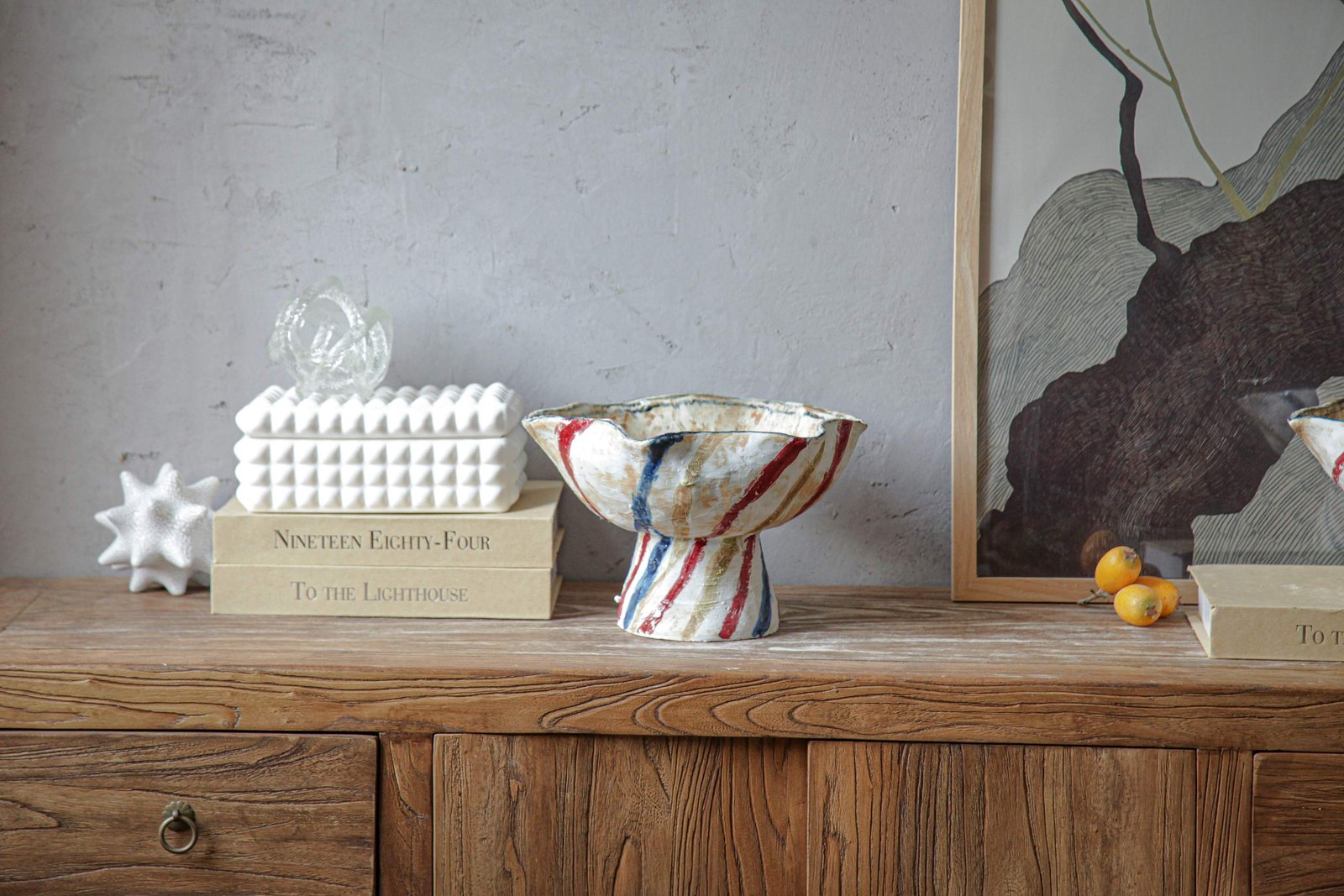Hand-Painted Ceramic Vase