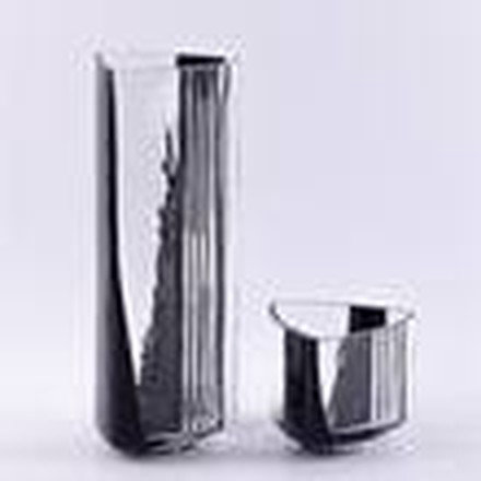Black & Clear Vase