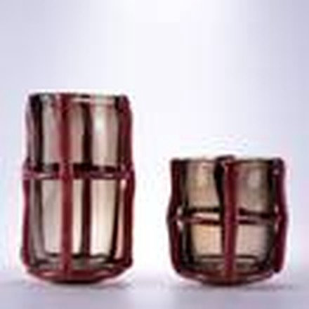 Brown & Red Vase