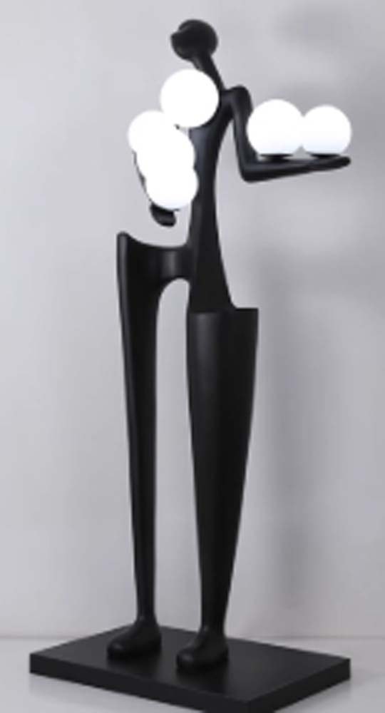 Red Figure Floor Lamp
