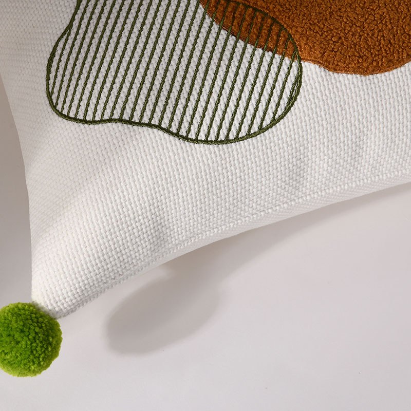 Pom-Pom Abstract Cushion