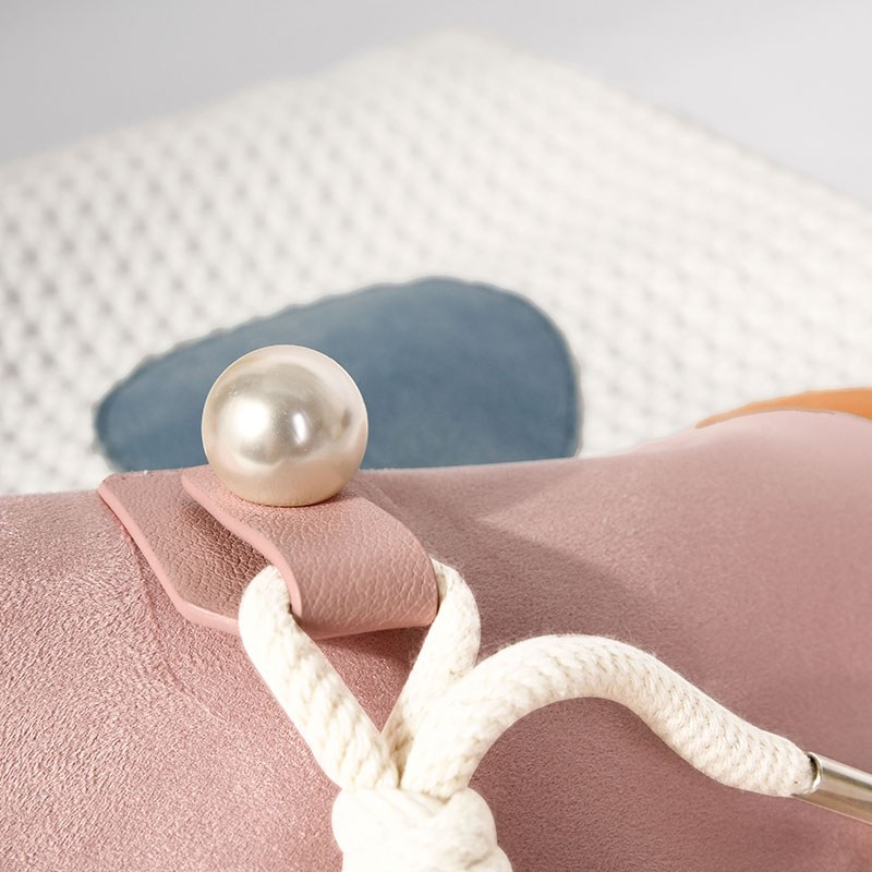 Pink Bow Lumbar Cushion