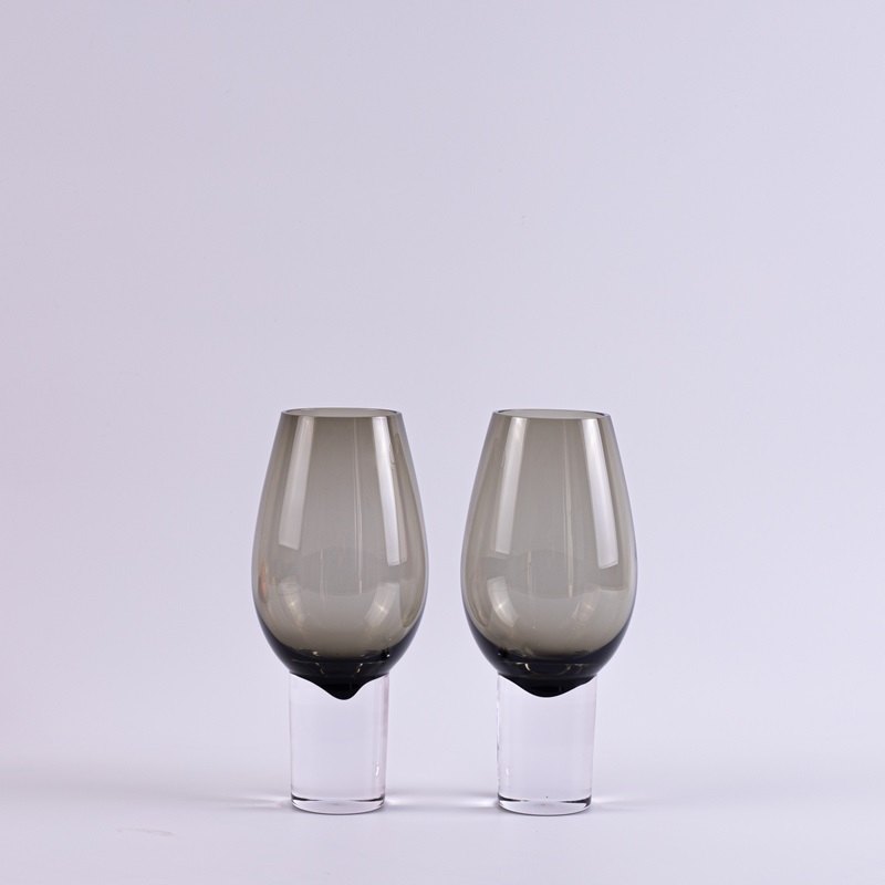 Smoke Glass Stemware