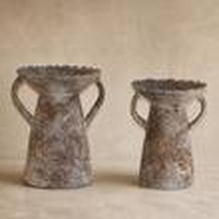 Distressed Earthy Color Vase