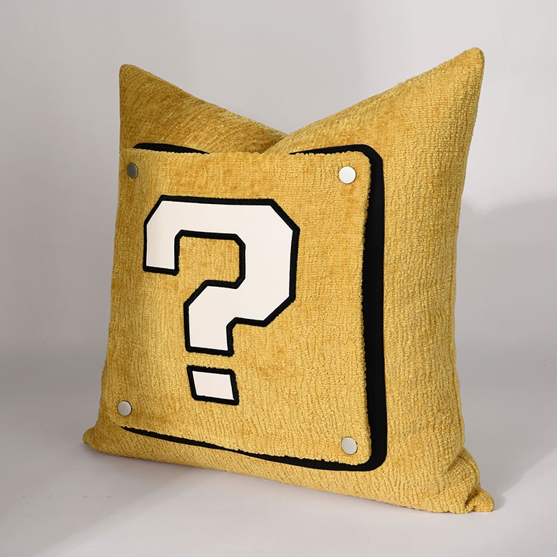 Question Block Cushion