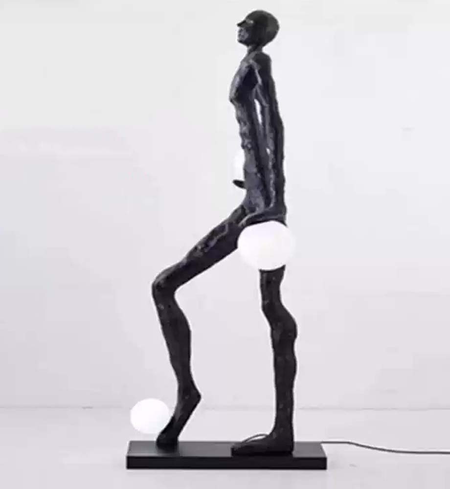 Striding Figure Lamp