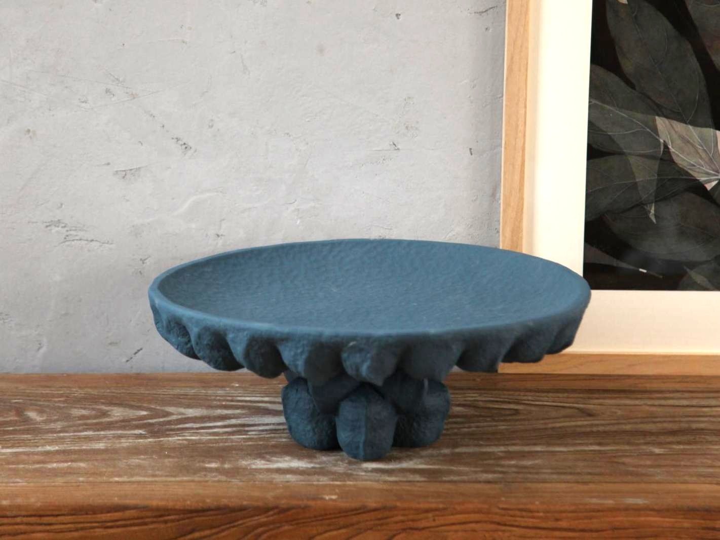 Teal Bobble Cake Stand