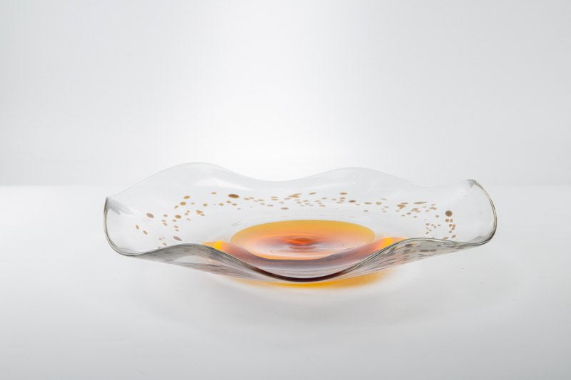 Amber Swirl Wave Plate