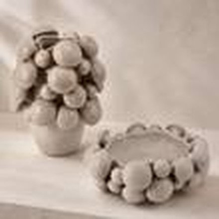 Greyish-White Vase