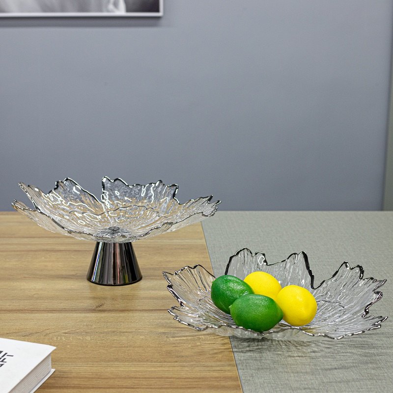 Crystal Flower Fruit Stand
