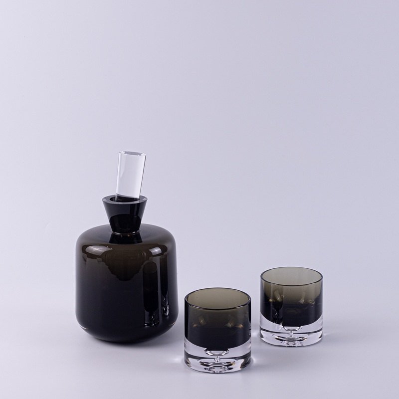 Smoke Grey Decanter Set