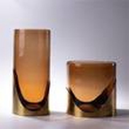 Brown & Gold Vase (Large)