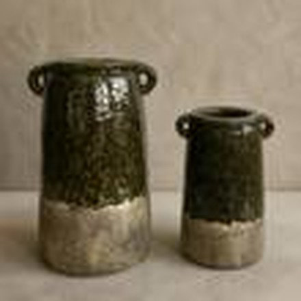 Olive Green Vase (Large)