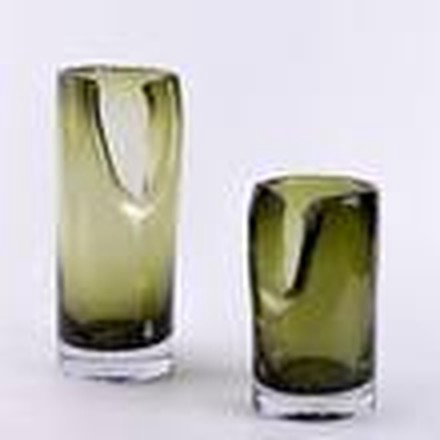 Olive Green Vase (Large)