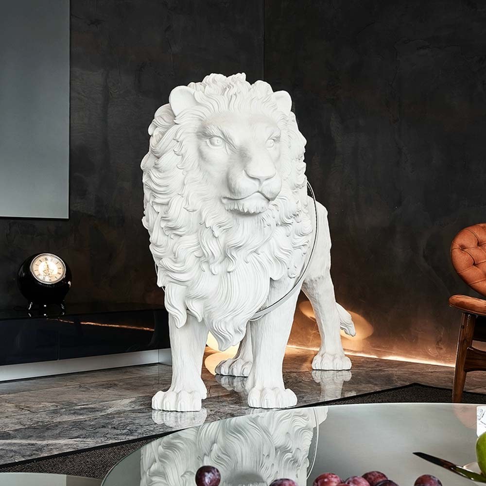 White Lion Halo Lamp