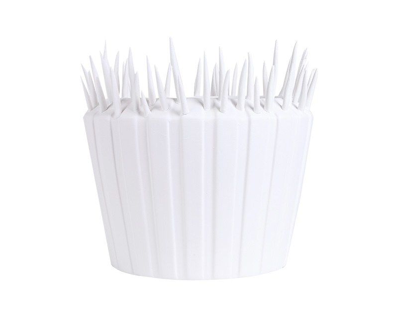 White Spiked Bowl