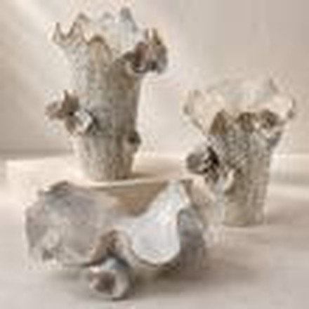 Oatmeal Vase