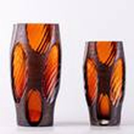 Dark Red Vase (Small)