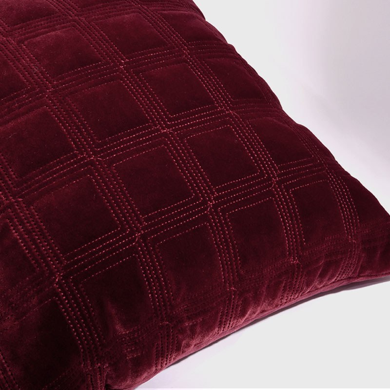 Burgundy Velvet Cushion