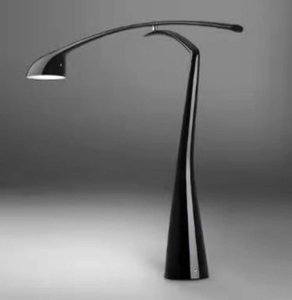 Black Arc Floor Lamp
