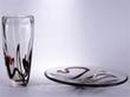 Clear & Black Tray