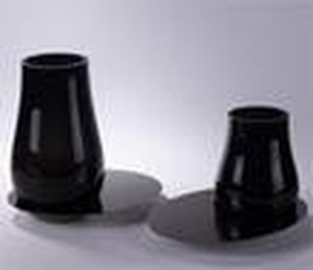 Black & Nickel Vase