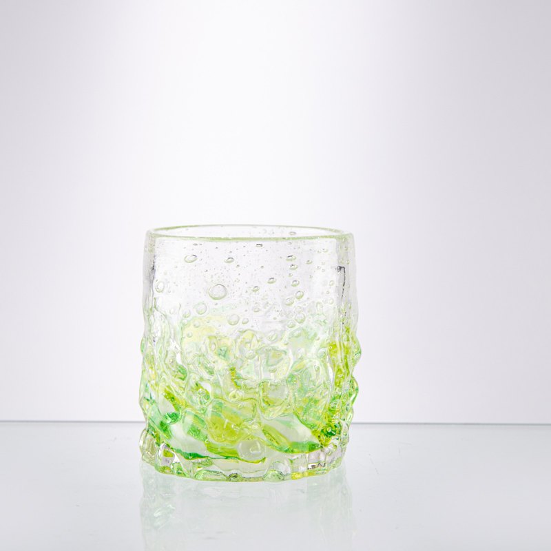 Hand-Blown Swirl Tumbler