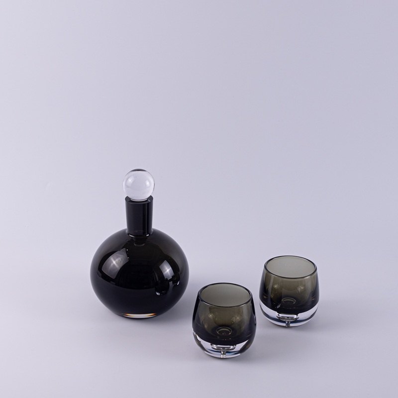 Smoke Grey Decanter Set