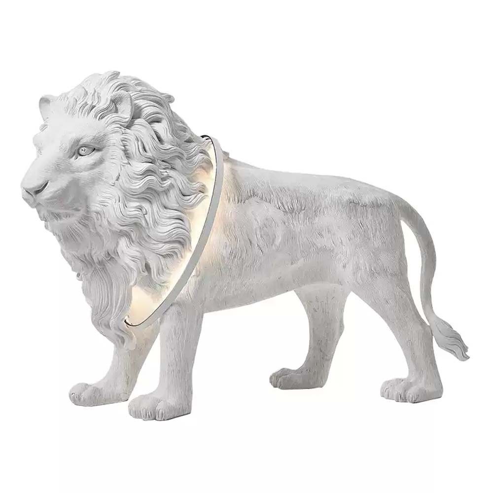 White Lion Halo Lamp