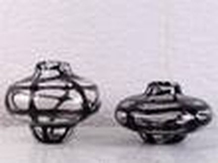 Black & Clear Vase (Large)