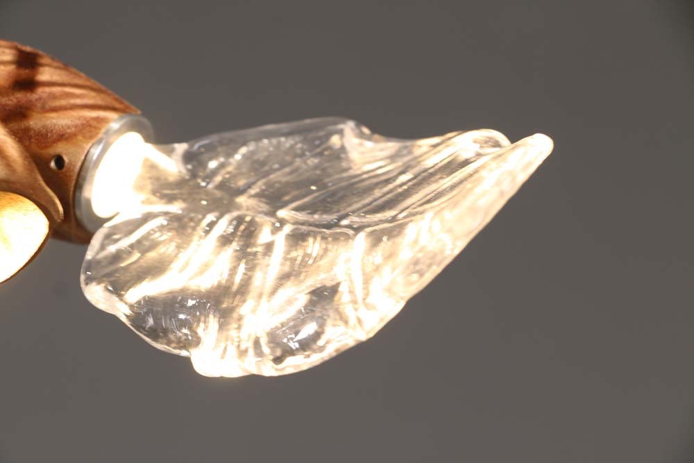 Gold Blossom Linear Pendant