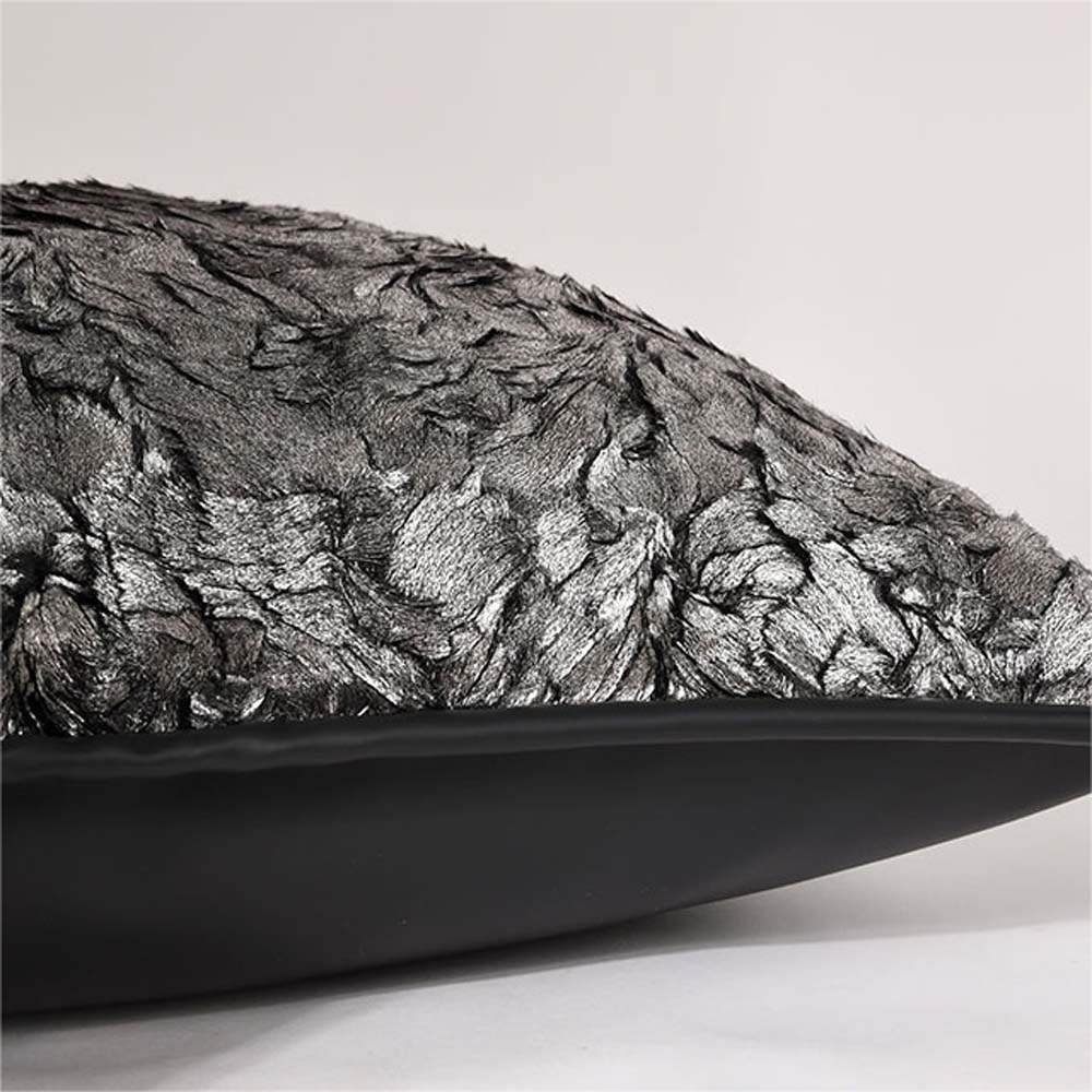 Silver Sequin Cushion