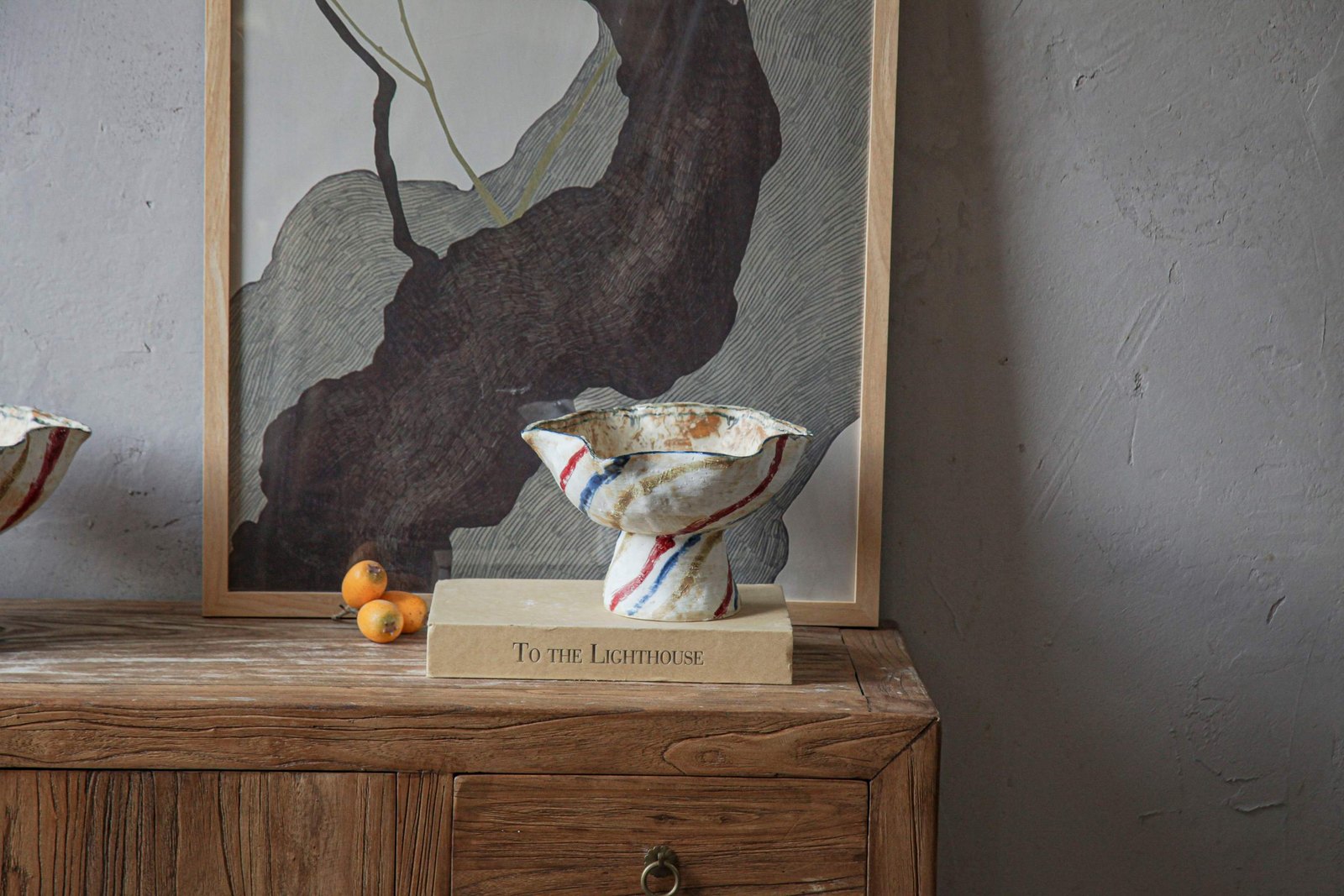 Hand-Painted Ceramic Vase